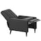 Flash Furniture Ezra Mid-Century Modern LeatherSoft Upholstered Button Tufted Pushback Recliner in Black SG-SX-80415N-BK-GG - alternate 10